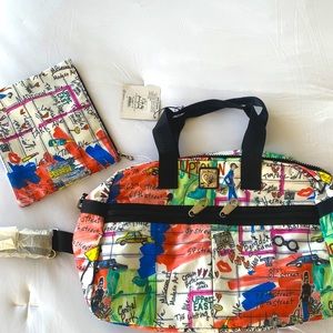 Brighton jet setter duffle bag. Never used. Tags on.